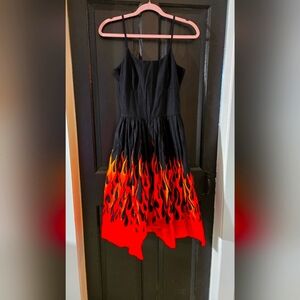 Bernie Dexter flame dress